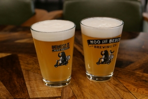 Beers from a boston bar