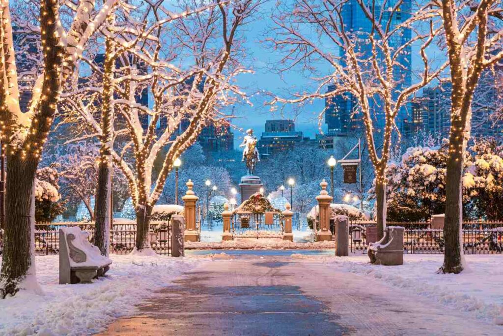 Boston in winter